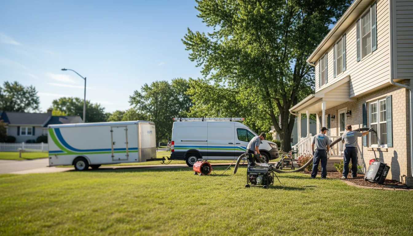 Flooded Basement Restoration And Cleanup With Repair in Solon, IA near me